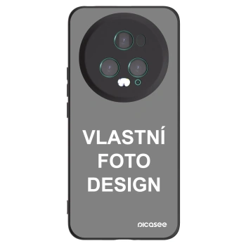 Picasee silikonový černý obal pro Honor Magic5 Pro - Vlastní fotka/motiv