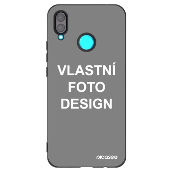 Picasee silikonový černý obal pro Huawei Nova 3 - Vlastní fotka/motiv
