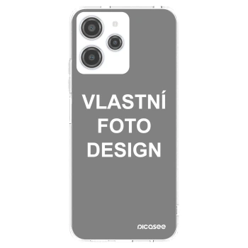 Picasee silikonový průhledný obal pro Xiaomi Redmi 12 4G - Vlastní fotka/motiv