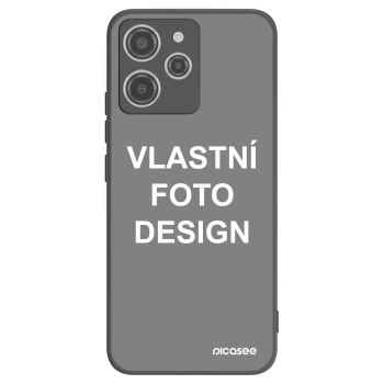 Picasee silikonový černý obal pro Xiaomi Redmi 12 4G - Vlastní fotka/motiv
