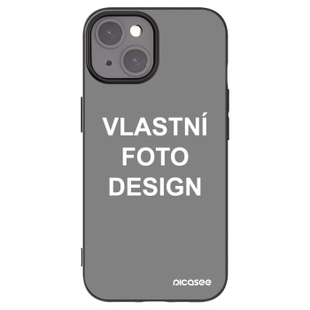 Picasee silikonový černý obal pro Apple iPhone 15 - Vlastní fotka/motiv