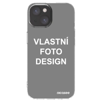 Picasee silikonový průhledný obal pro Apple iPhone 15 - Vlastní fotka/motiv