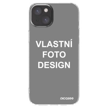 Picasee silikonový průhledný obal pro Apple iPhone 15 Plus - Vlastní fotka/motiv