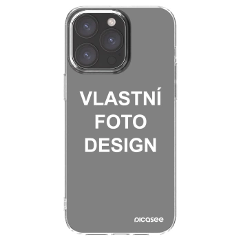 Picasee silikonový průhledný obal pro Apple iPhone 15 Pro Max - Vlastní fotka/motiv