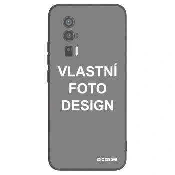 Picasee silikonový černý obal pro Xiaomi Poco F5 Pro 5G - Vlastní fotka/motiv