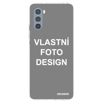 Picasee silikonový průhledný obal pro Motorola Moto G62 - Vlastní fotka/motiv