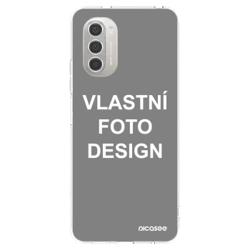 Picasee silikonový průhledný obal pro Motorola Moto G51 - Vlastní fotka/motiv