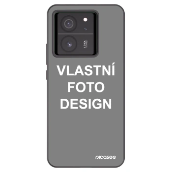 Picasee silikonový černý obal pro Xiaomi 13T - Vlastní fotka/motiv