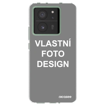Picasee silikonový průhledný obal pro Xiaomi 13T - Vlastní fotka/motiv