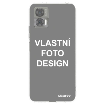 Picasee silikonový průhledný obal pro Motorola Edge 30 Neo - Vlastní fotka/motiv