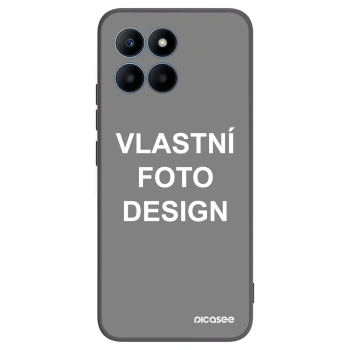 Picasee silikonový černý obal pro Honor 70 Lite - Vlastní fotka/motiv