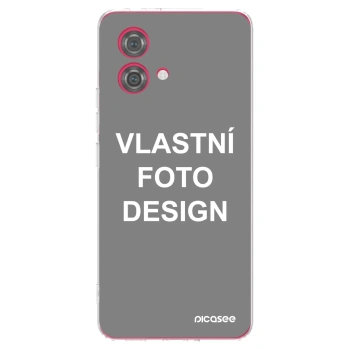 Picasee silikonový průhledný obal pro Motorola Moto G84 5G - Vlastní fotka/motiv