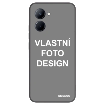 Picasee silikonový černý obal pro Realme C33 (2023) - Vlastní fotka/motiv