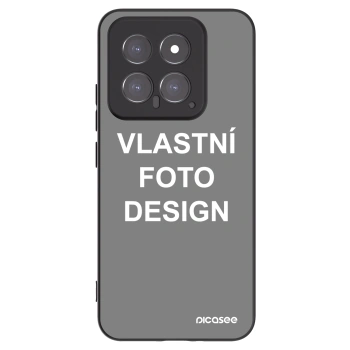 Picasee silikonový černý obal pro Xiaomi 14 - Vlastní fotka/motiv