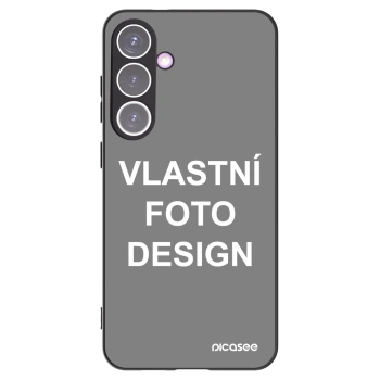 Picasee silikonový černý obal pro Samsung Galaxy S24+ S926B 5G - Vlastní fotka/motiv