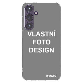 Picasee silikonový průhledný obal pro Samsung Galaxy S24+ S926B 5G - Vlastní fotka/motiv