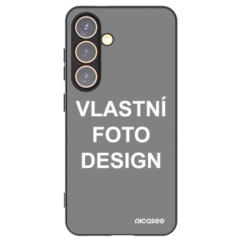Picasee silikonový černý obal pro Samsung Galaxy S24 S921B 5G - Vlastní fotka/motiv