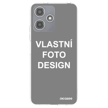 Picasee silikonový průhledný obal pro Xiaomi Redmi 12 5G - Vlastní fotka/motiv