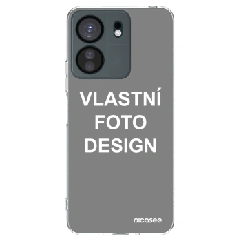 Picasee silikonový průhledný obal pro Xiaomi Redmi 13C 4G - Vlastní fotka/motiv