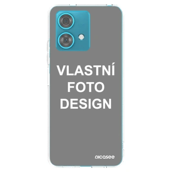 Picasee silikonový průhledný obal pro Motorola Edge 40 Neo - Vlastní fotka/motiv
