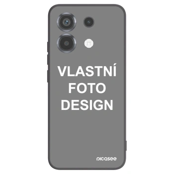 Picasee silikonový černý obal pro Xiaomi Poco X6 - Vlastní fotka/motiv