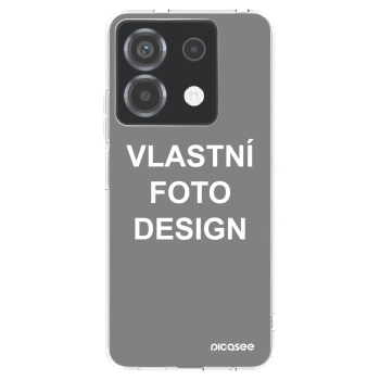 Picasee silikonový průhledný obal pro Xiaomi Poco X6 - Vlastní fotka/motiv