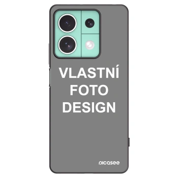 Picasee silikonový černý obal pro Xiaomi Redmi Note 13 5G - Vlastní fotka/motiv