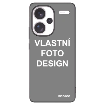 Picasee silikonový černý obal pro Xiaomi Redmi Note 13 Pro+ 5G - Vlastní fotka/motiv