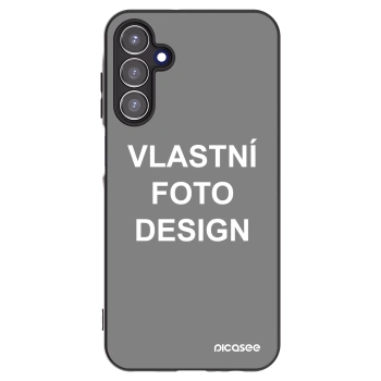Picasee silikonový černý obal pro Samsung Galaxy A15 A155F 4G - Vlastní fotka/motiv