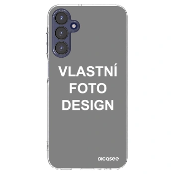 Picasee silikonový průhledný obal pro Samsung Galaxy A15 A155F 4G - Vlastní fotka/motiv
