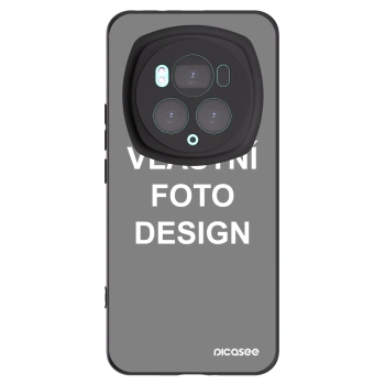Picasee silikonový černý obal pro Honor Magic6 Pro - Vlastní fotka/motiv