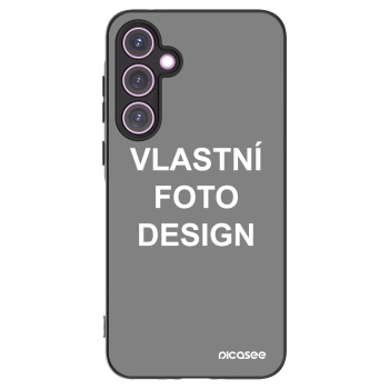 Picasee silikonový černý obal pro Samsung Galaxy A35 5G A356B - Vlastní fotka/motiv