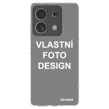 Picasee silikonový průhledný obal pro Xiaomi Redmi Note 13 4G - Vlastní fotka/motiv