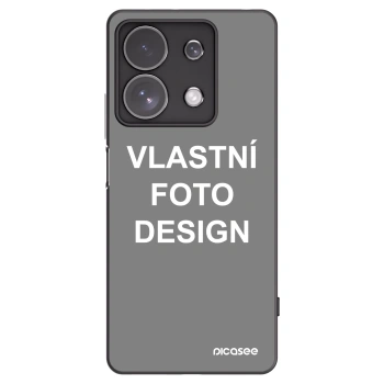 Picasee silikonový černý obal pro Xiaomi Redmi Note 13 Pro 4G - Vlastní fotka/motiv