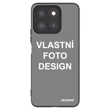 Picasee silikonový černý obal pro Honor X8b - Vlastní fotka/motiv