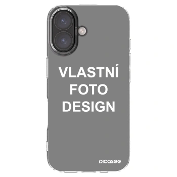 Picasee silikonový průhledný obal pro Apple iPhone 16 - Vlastní fotka/motiv