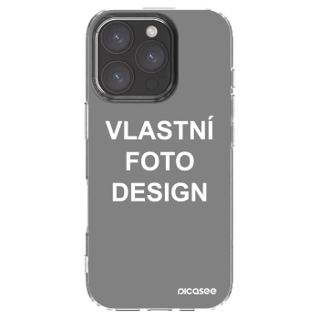 Picasee silikonový průhledný obal pro Apple iPhone 16 Pro - Vlastní fotka/motiv