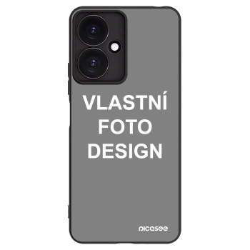 Picasee silikonový černý obal pro Xiaomi Redmi 13C 5G - Vlastní fotka/motiv