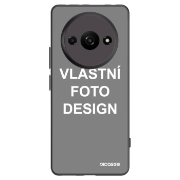Picasee silikonový černý obal pro Xiaomi Redmi A3 - Vlastní fotka/motiv