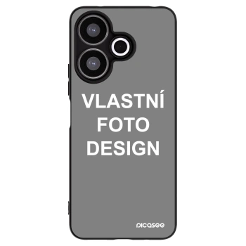 Picasee silikonový černý obal pro Xiaomi Redmi 13 4G - Vlastní fotka/motiv