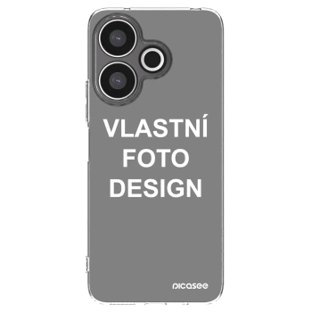 Picasee silikonový průhledný obal pro Xiaomi Redmi 13 4G - Vlastní fotka/motiv