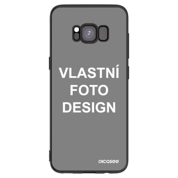 Picasee silikonový černý obal pro Samsung Galaxy S8 G950F - Vlastní fotka/motiv