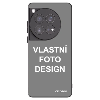 Picasee silikonový černý obal pro OnePlus 12 5G - Vlastní fotka/motiv