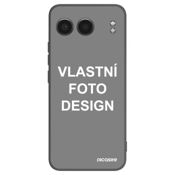 Picasee silikonový černý obal pro OnePlus Nord 4 - Vlastní fotka/motiv