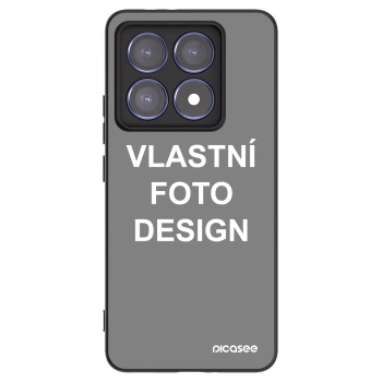 Picasee silikonový černý obal pro Xiaomi 14T Pro - Vlastní fotka/motiv