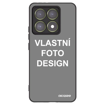 Picasee silikonový černý obal pro Xiaomi 14T - Vlastní fotka/motiv