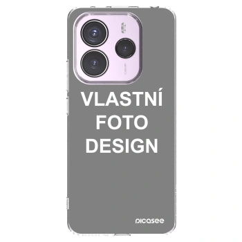 Picasee silikonový průhledný obal pro Xiaomi Redmi Note 14 5G - Vlastní fotka/motiv