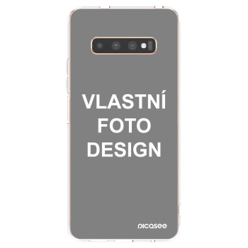 Picasee silikonový průhledný obal pro Samsung Galaxy S10 Plus G975 - Vlastní fotka/motiv