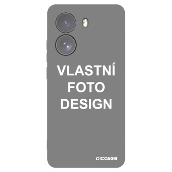 Picasee silikonový černý obal pro Xiaomi Poco X7 - Vlastní fotka/motiv