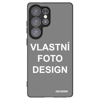 Picasee silikonový černý obal pro Samsung Galaxy S25 Ultra 5G - Vlastní fotka/motiv